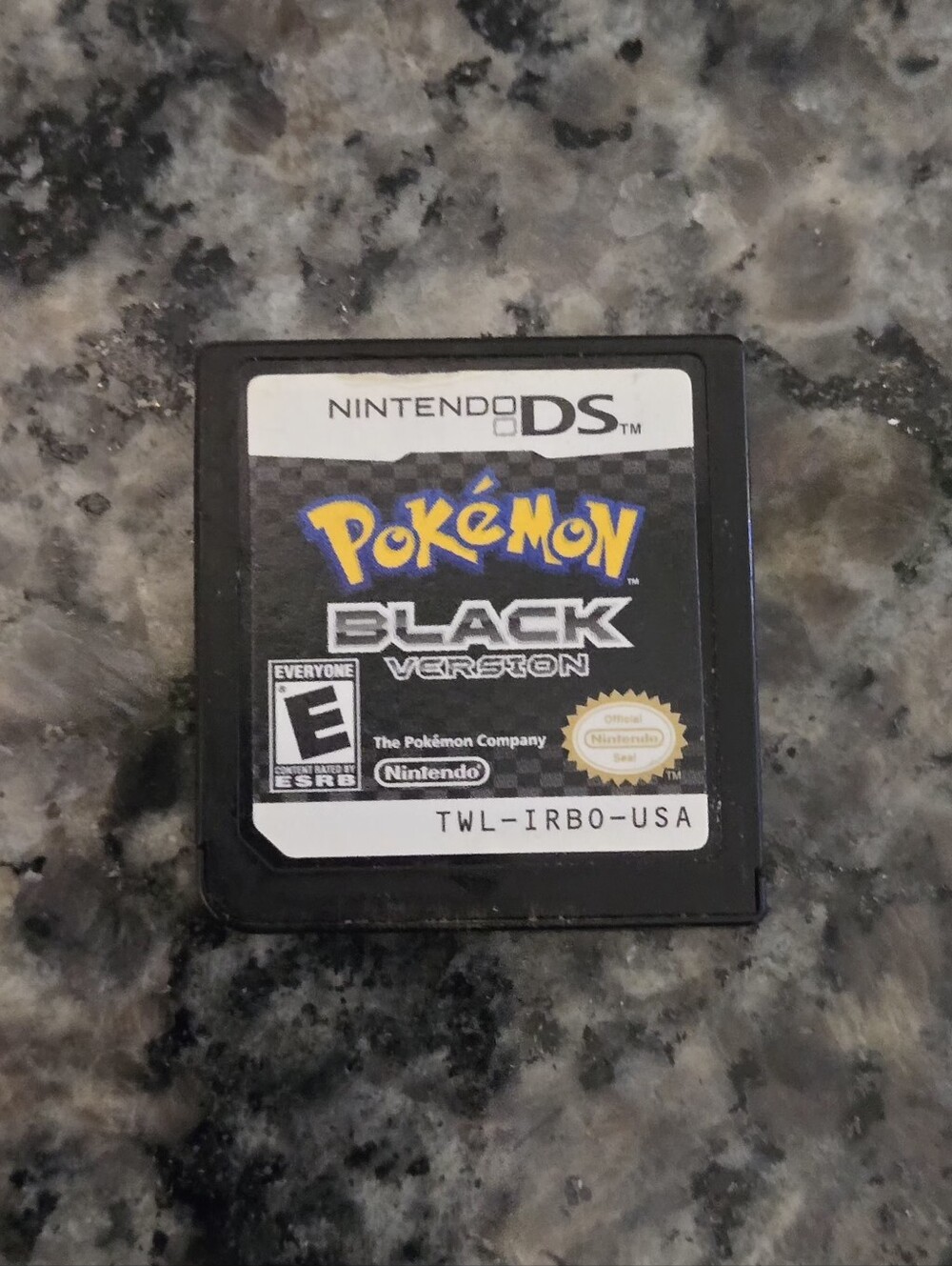 Nintendo DS video game Pokemon Black Game Cartridge